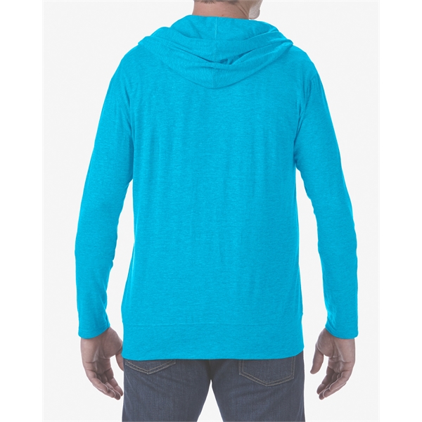 Anvil® Triblend Full Zip Hooded Jacket - Anvil® Triblend Full Zip Hooded Jacket - Image 5 of 11