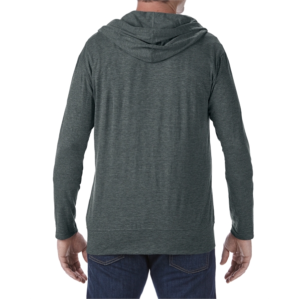 Anvil® Triblend Full Zip Hooded Jacket - Anvil® Triblend Full Zip Hooded Jacket - Image 7 of 11