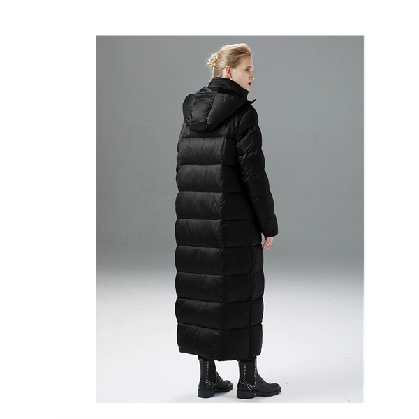 Women's long jacket  Duck feather coat - Women's long jacket  Duck feather coat - Image 10 of 12