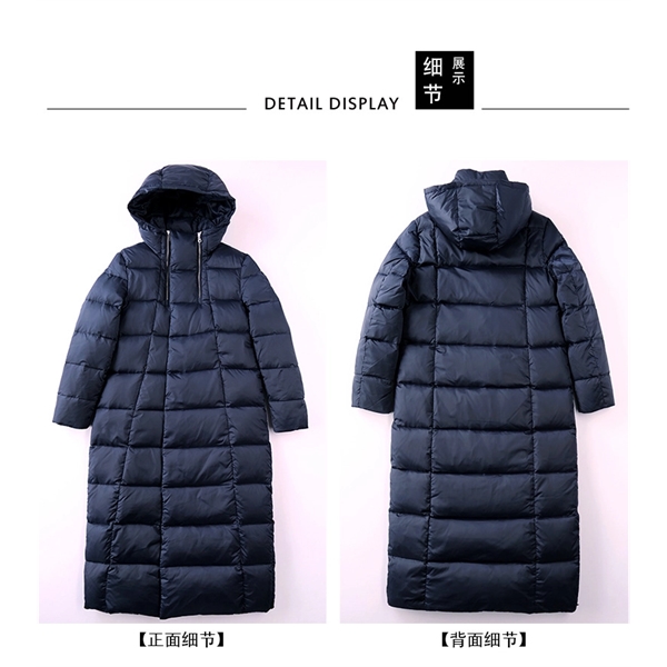 Women's long jacket  Duck feather coat - Women's long jacket  Duck feather coat - Image 11 of 12