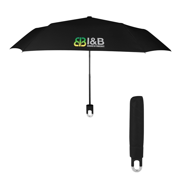 38" Arc Clipper Compact Telescopic Umbrella - 38" Arc Clipper Compact Telescopic Umbrella - Image 6 of 17