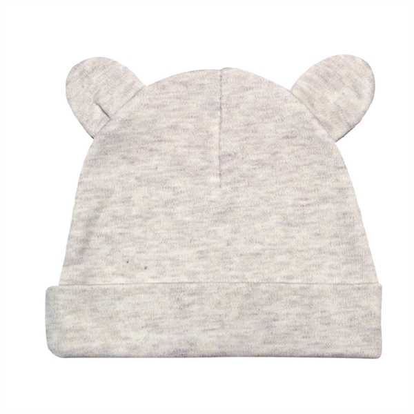 Baby Bear Ears Beanie Hat Polyester Blend- Laughing Giraffe® - Baby Bear Ears Beanie Hat Polyester Blend- Laughing Giraffe® - Image 1 of 3