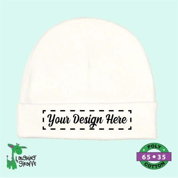 Baby Beanie Hats 65% Polyester/35% Cotton- Laughing Giraffe® - Baby Beanie Hats 65% Polyester/35% Cotton- Laughing Giraffe® - Image 0 of 6
