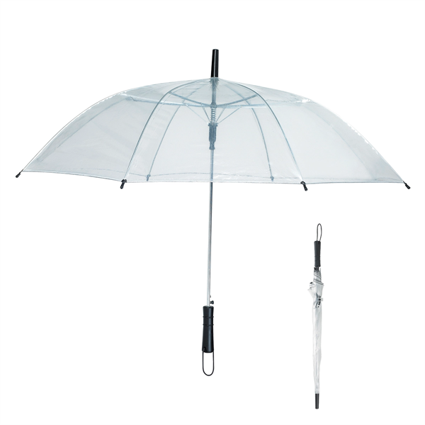46" Arc Clear Umbrella - 46" Arc Clear Umbrella - Image 2 of 3