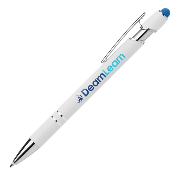 Ellipse Softy White Barrel Pen w/ Stylus - ColorJet - Ellipse Softy White Barrel Pen w/ Stylus - ColorJet - Image 5 of 8