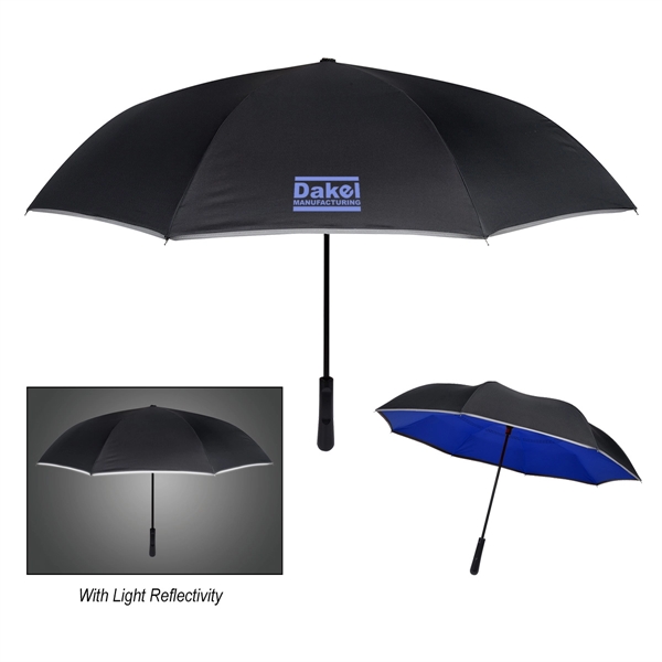 Custom 48" Arc Reflective Edge Inversion Umbrella