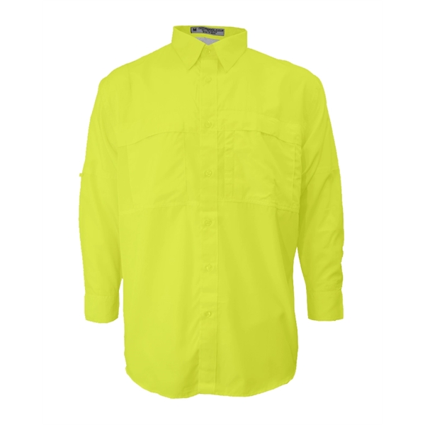 Men's Pescador Polyester Fishing Shirt-Long Sleeves - Men's Pescador Polyester Fishing Shirt-Long Sleeves - Image 7 of 8