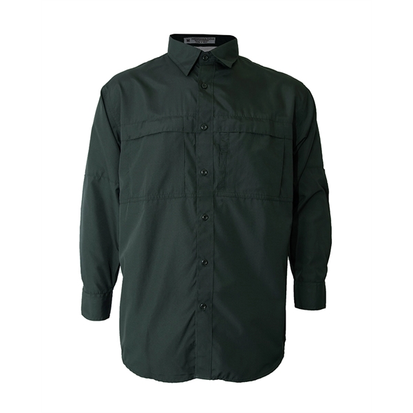 Men's Pescador Polyester Fishing Shirt-Long Sleeves - Men's Pescador Polyester Fishing Shirt-Long Sleeves - Image 8 of 8