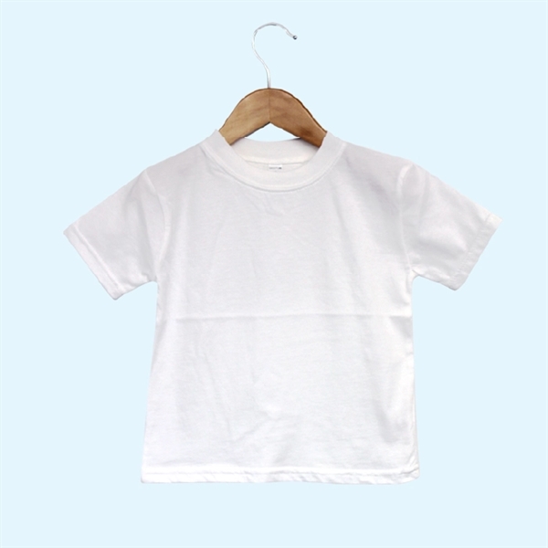 Toddler & Kids Crew Neck T-Shirt White- Laughing Giraffe® - Toddler & Kids Crew Neck T-Shirt White- Laughing Giraffe® - Image 1 of 1
