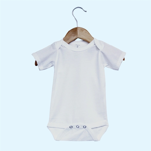 Baby Short Sleeve Bodysuits White- Laughing Giraffe® - Baby Short Sleeve Bodysuits White- Laughing Giraffe® - Image 1 of 1