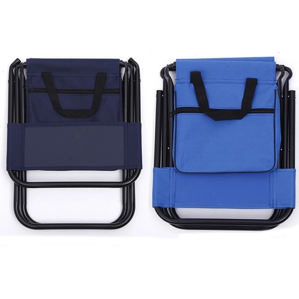 Portable Folding Fishing Chair with Cooler Bag - Portable Folding Fishing Chair with Cooler Bag - Image 6 of 8