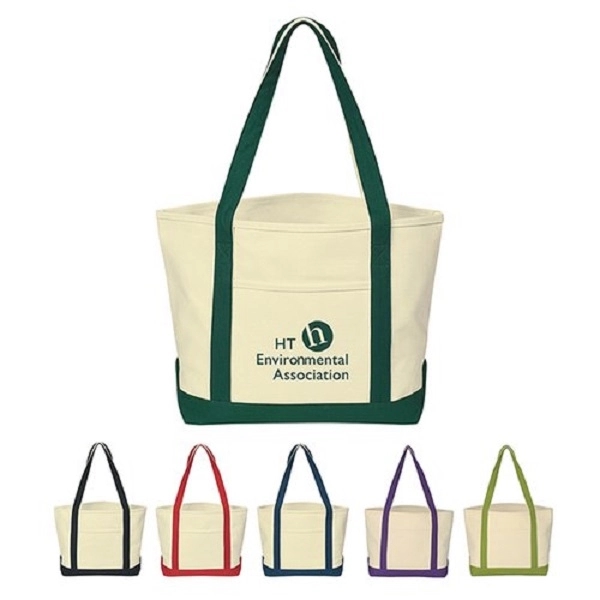 Heavy Cotton Canvas Boat Tote Bag - Heavy Cotton Canvas Boat Tote Bag - Image 0 of 0