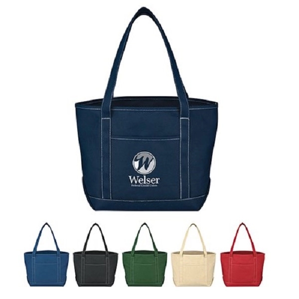 Medium Cotton Canvas Yacht Tote Bag - Medium Cotton Canvas Yacht Tote Bag - Image 0 of 0