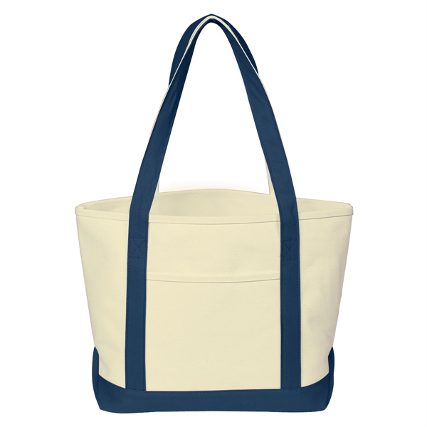 Medium Starboard Cotton Canvas Tote Bag - Medium Starboard Cotton Canvas Tote Bag - Image 20 of 36