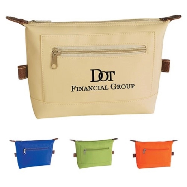 Microfiber Cosmetic Bag - Microfiber Cosmetic Bag - Image 0 of 2