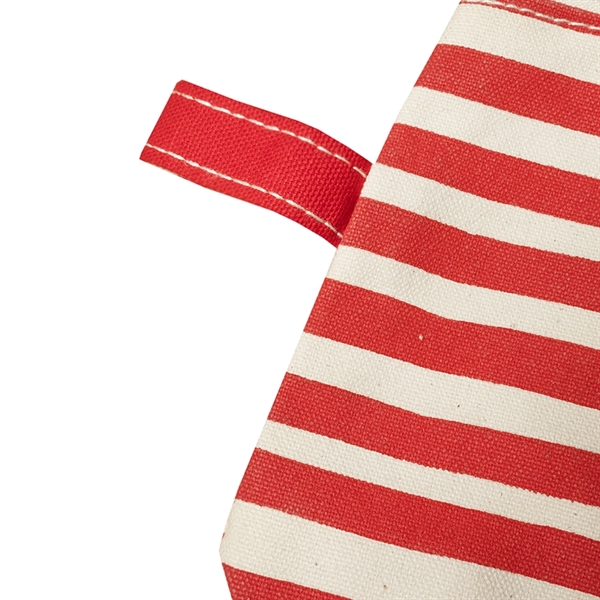 Lightweight Stripe Canvas Travel Makeup Cosmetic Pouch - Lightweight Stripe Canvas Travel Makeup Cosmetic Pouch - Image 19 of 40