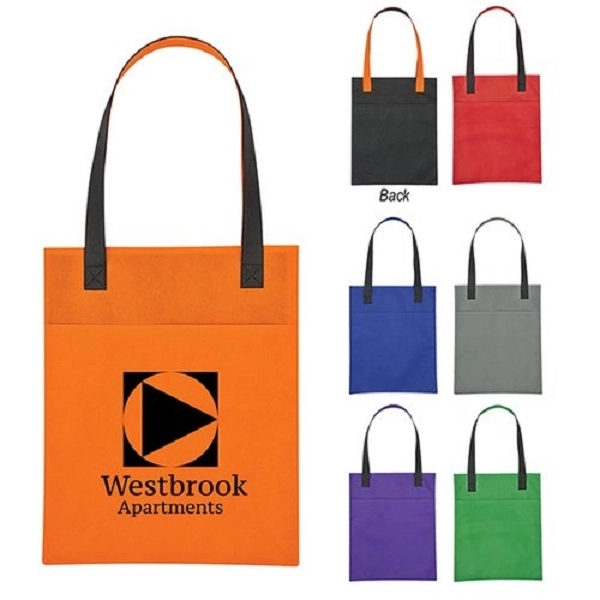 Non-Woven Turnabout Brochure Tote Bag - Non-Woven Turnabout Brochure Tote Bag - Image 0 of 0