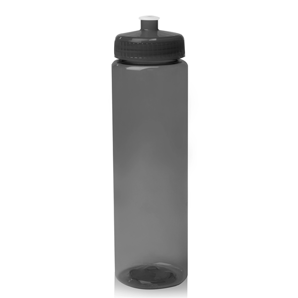Imprinted Poly-Clear Plastic Water Bottles (32 Oz.)