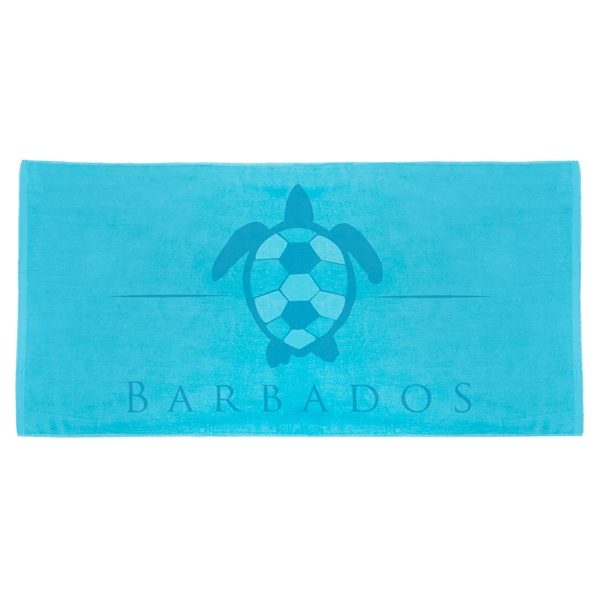 Premium Velour, 35 x 70, Deluxe Heavyweight Beach Towel - Premium Velour, 35 x 70, Deluxe Heavyweight Beach Towel - Image 5 of 9