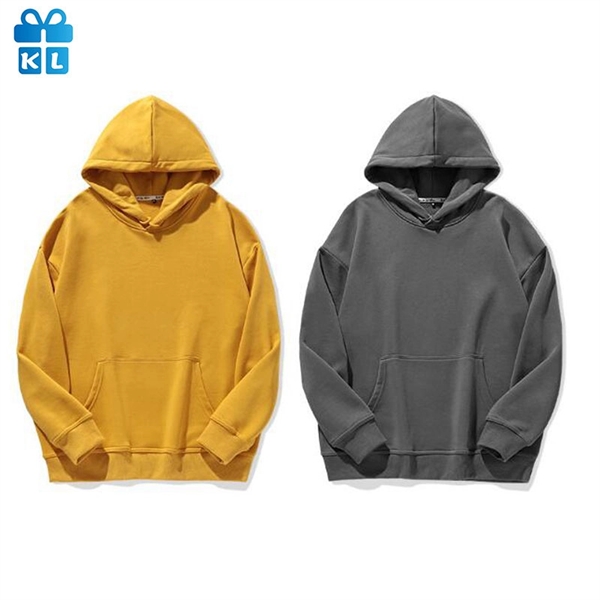 Cotton Pullover Hooded Sweatshirt - Cotton Pullover Hooded Sweatshirt - Image 4 of 5