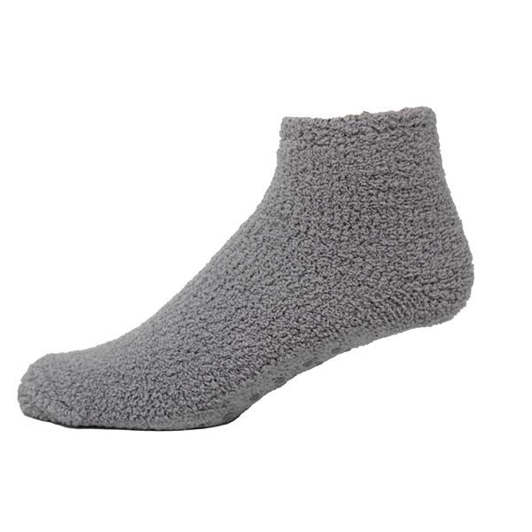 Fuzzy Footie Tread Socks with Slip Resistant Grippers - Fuzzy Footie Tread Socks with Slip Resistant Grippers - Image 6 of 18