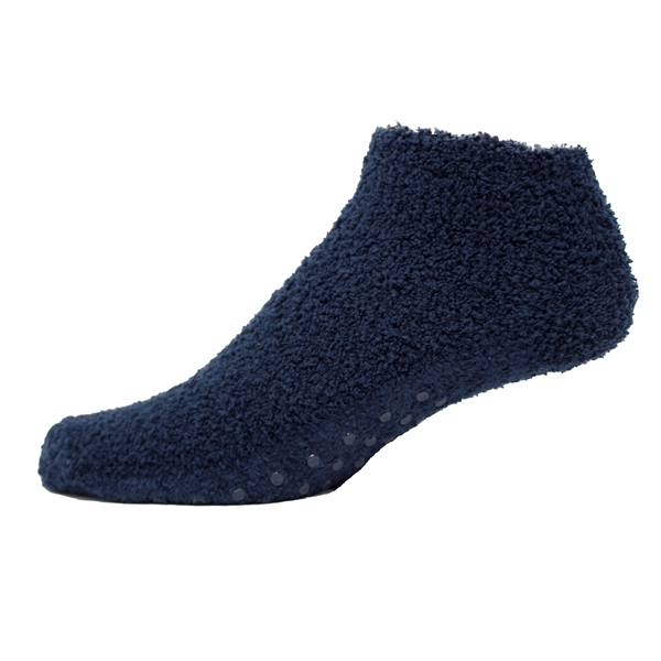 Fuzzy Footie Tread Socks with Slip Resistant Grippers - Fuzzy Footie Tread Socks with Slip Resistant Grippers - Image 9 of 18