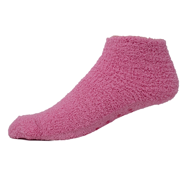 Fuzzy Footie Tread Socks with Slip Resistant Grippers - Fuzzy Footie Tread Socks with Slip Resistant Grippers - Image 13 of 18