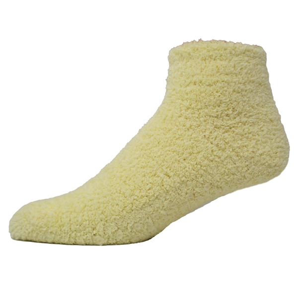 Fuzzy Footie Tread Socks with Slip Resistant Grippers - Fuzzy Footie Tread Socks with Slip Resistant Grippers - Image 18 of 18