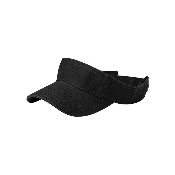 Pro Style Cotton Twill Washed Visor - Pro Style Cotton Twill Washed Visor - Image 1 of 11