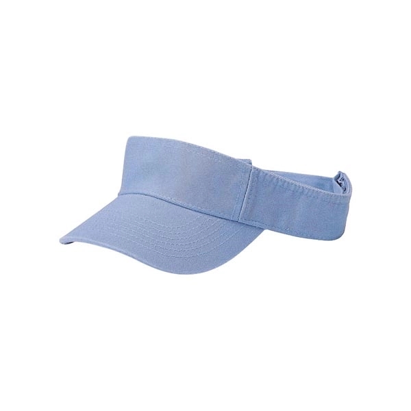 Pro Style Cotton Twill Washed Visor - Pro Style Cotton Twill Washed Visor - Image 3 of 11