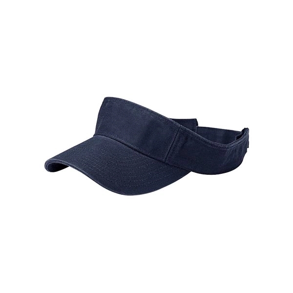 Pro Style Cotton Twill Washed Visor - Pro Style Cotton Twill Washed Visor - Image 6 of 11
