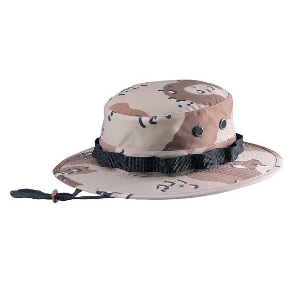 Camouflage Twill Hunting Hat w/ Chin Cord - Camouflage Twill Hunting Hat w/ Chin Cord - Image 2 of 4