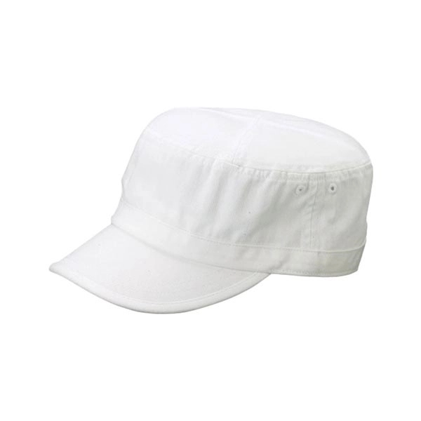 Enzyme Washed Cotton Twill Army Cap - Enzyme Washed Cotton Twill Army Cap - Image 7 of 7