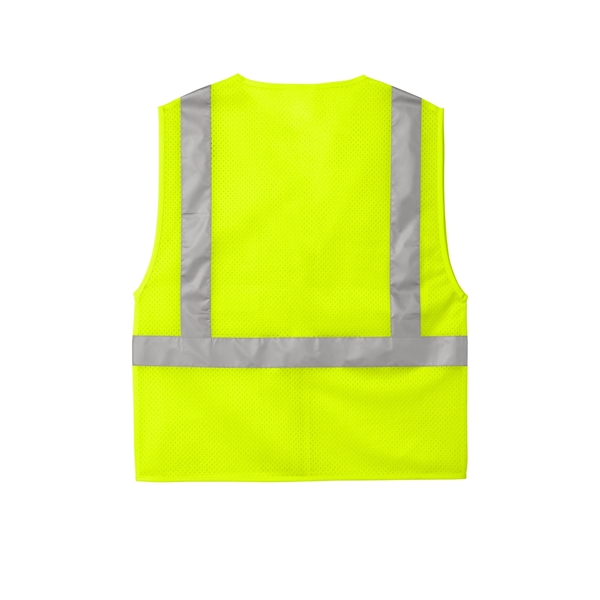 CornerStone ANSI 107 Class 2 Mesh Zippered Vest. - CornerStone ANSI 107 Class 2 Mesh Zippered Vest. - Image 9 of 10