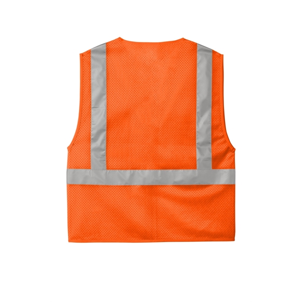 CornerStone ANSI 107 Class 2 Mesh Zippered Vest. - CornerStone ANSI 107 Class 2 Mesh Zippered Vest. - Image 10 of 10