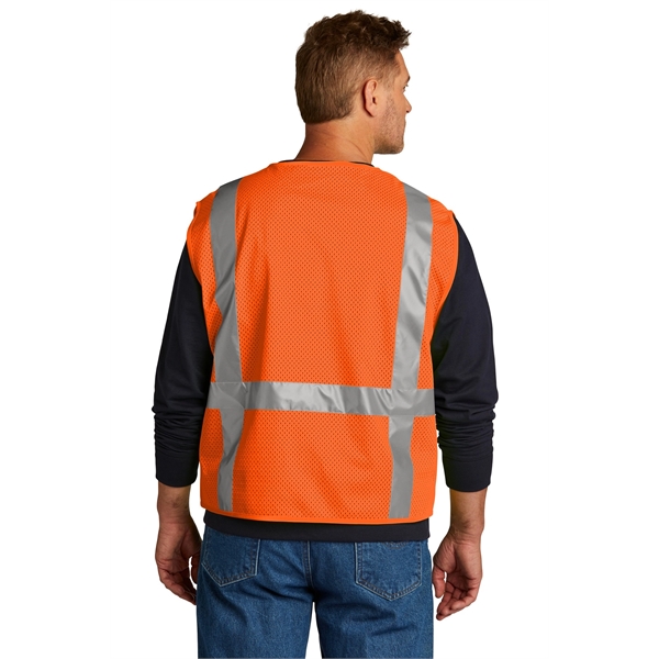 CornerStone ANSI 107 Class 2 Mesh Six-Pocket Zippered Vest. - CornerStone ANSI 107 Class 2 Mesh Six-Pocket Zippered Vest. - Image 1 of 10