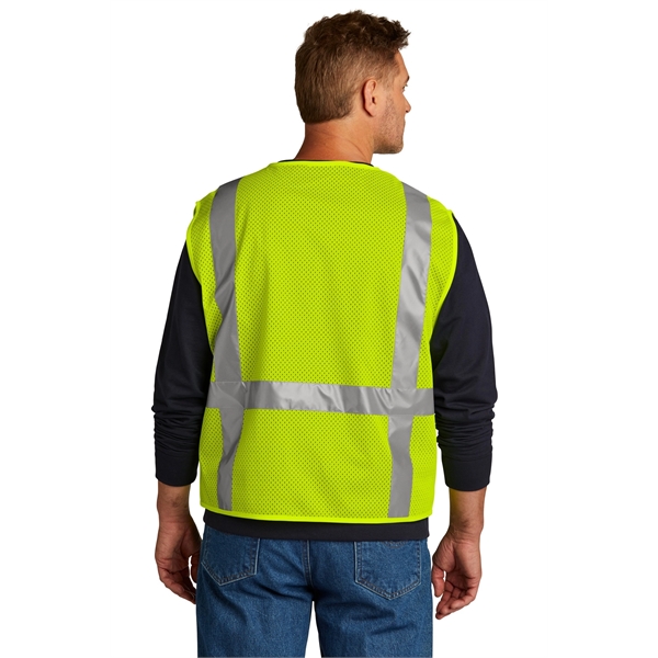 CornerStone ANSI 107 Class 2 Mesh Six-Pocket Zippered Vest. - CornerStone ANSI 107 Class 2 Mesh Six-Pocket Zippered Vest. - Image 6 of 10