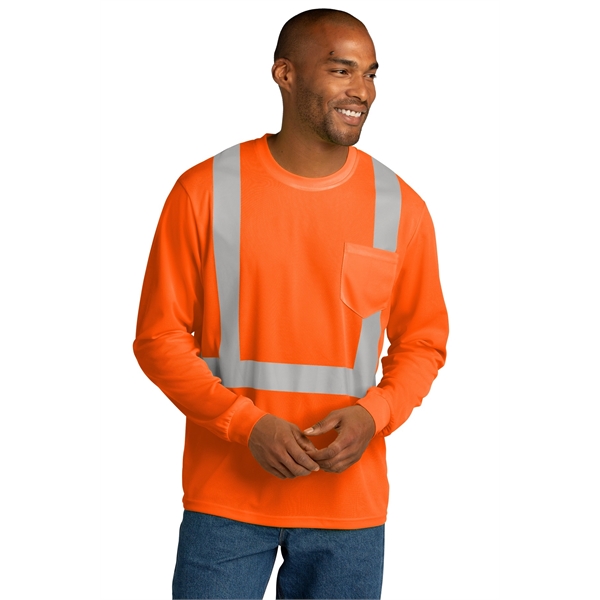 CornerStone ANSI 107 Class 2 Mesh Long Sleeve Tee. - CornerStone ANSI 107 Class 2 Mesh Long Sleeve Tee. - Image 0 of 10