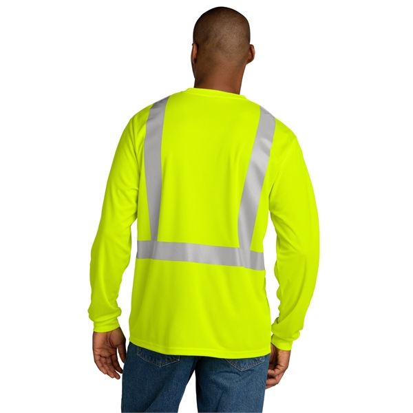 CornerStone ANSI 107 Class 2 Mesh Long Sleeve Tee. - CornerStone ANSI 107 Class 2 Mesh Long Sleeve Tee. - Image 6 of 10