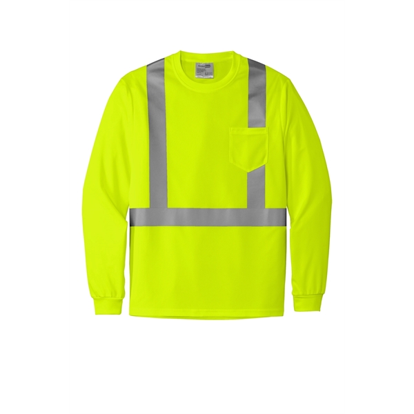 CornerStone ANSI 107 Class 2 Mesh Long Sleeve Tee. - CornerStone ANSI 107 Class 2 Mesh Long Sleeve Tee. - Image 8 of 10