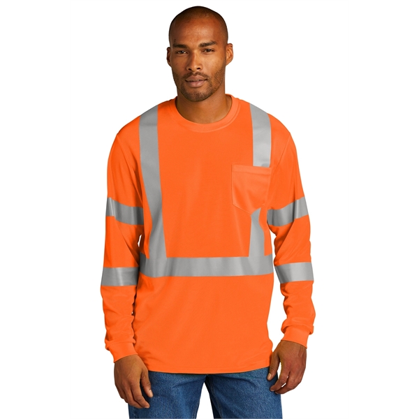 CornerStone ANSI 107 Class 3 Mesh Long Sleeve Tee. - CornerStone ANSI 107 Class 3 Mesh Long Sleeve Tee. - Image 0 of 10