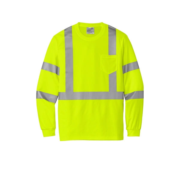 CornerStone ANSI 107 Class 3 Mesh Long Sleeve Tee. - CornerStone ANSI 107 Class 3 Mesh Long Sleeve Tee. - Image 8 of 10
