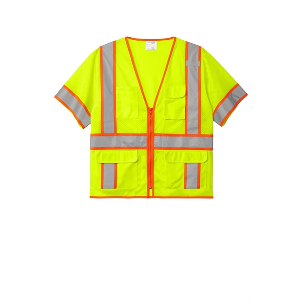 CornerStone ANSI 107 Class 3 Surveyor Mesh Zippered Two-T... - CornerStone ANSI 107 Class 3 Surveyor Mesh Zippered Two-T... - Image 3 of 5