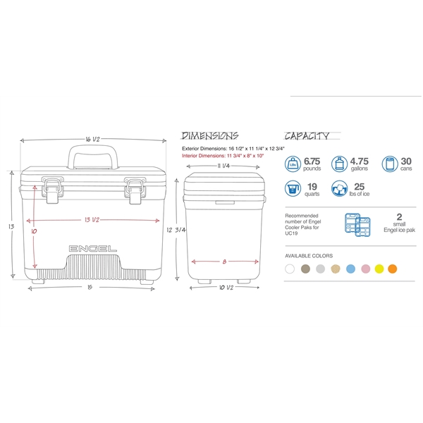 19Qt Cooler Drybox & Industrial Lunchbox. Rugged and Durable - 19Qt Cooler Drybox & Industrial Lunchbox. Rugged and Durable - Image 14 of 17