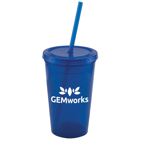 Explore - 16 Oz. Double Wall Tumbler Cup - Explore - 16 Oz. Double Wall Tumbler Cup - Image 10 of 12