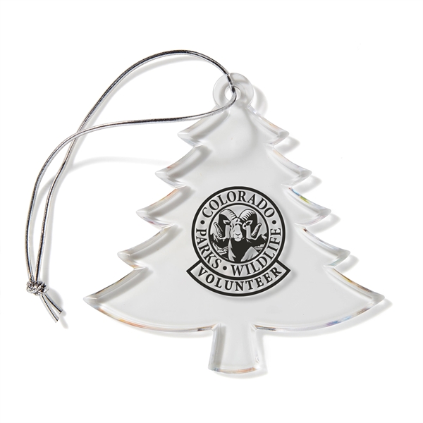 TREE SHAPED USA MADE ACRYLIC ORNAMENT - TREE SHAPED USA MADE ACRYLIC ORNAMENT - Image 2 of 3