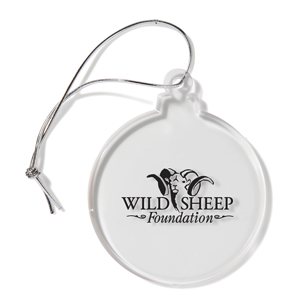 BALL SHAPED USA MADE ACRYLIC ORNAMENT - BALL SHAPED USA MADE ACRYLIC ORNAMENT - Image 3 of 4