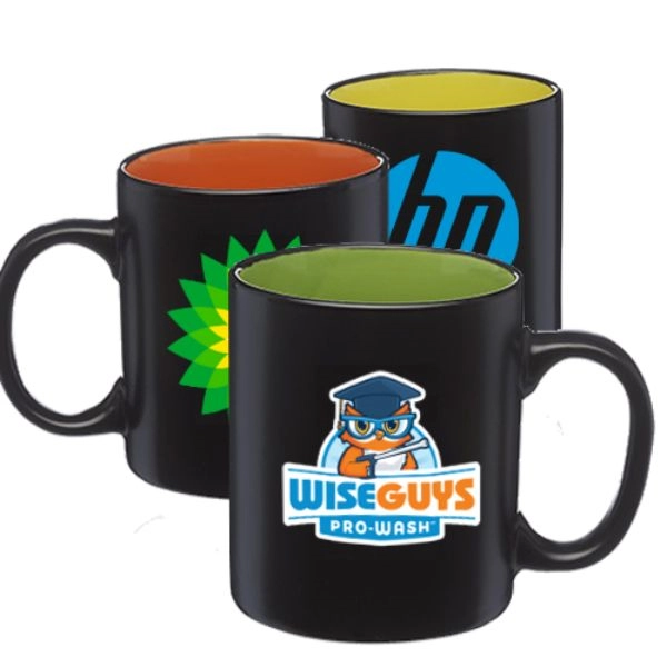 Two-Tone Coffee Mug w/ Custom Imprint - Two-Tone Coffee Mug w/ Custom Imprint - Image 0 of 7