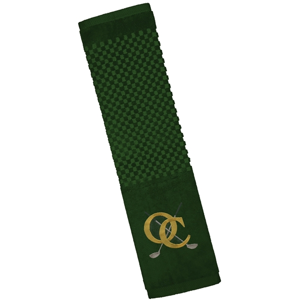 Premium Velour 16x22, 3.5lb Checkered Heavyweight Golf Towel - Premium Velour 16x22, 3.5lb Checkered Heavyweight Golf Towel - Image 7 of 25