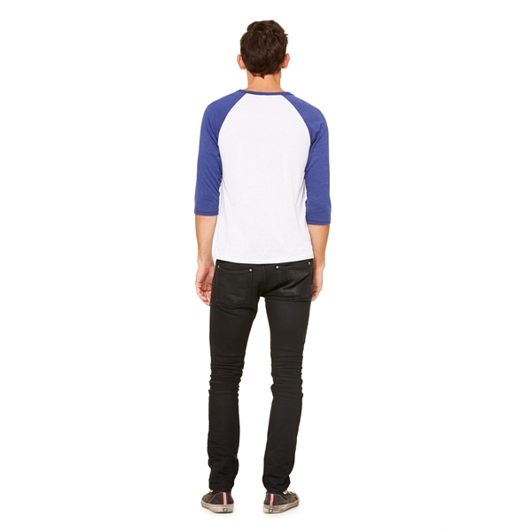 Unisex 3/4 Sleeve Baseball Tee - Unisex 3/4 Sleeve Baseball Tee - Image 17 of 17